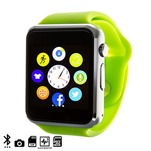 DAM DMQ238 - Smartwatch G08, Colore: Verde