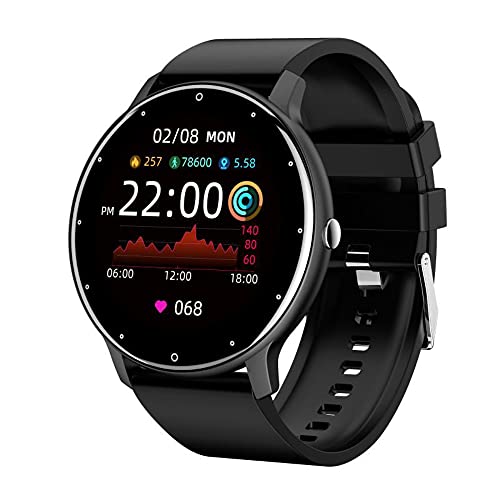 FENGCHUANG Touchscreen Orologio Intelligente IP67 Impermeabile Bluetooth Smartwatch per IOS Android con Smartphone Le Notifiche E La Frequenza Cardiaca di Pressione Sanguigna Monitoraggio