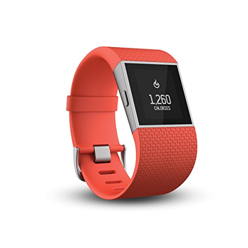 Fitbit Surge, Smartwatch Unisex Adulto, Mandarino, S
