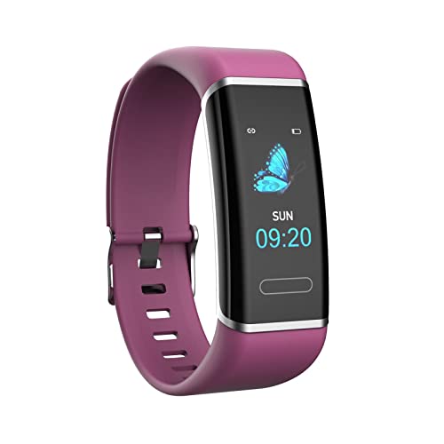 Fulenyi Orologio Intelligente per Android - Smartwatch Touchscreen per Android,Monitor della frequenza cardiaca dell'ossigeno nel Sangue Orologio Touchscreen per Lo Sport all'Aria Aperta per Android