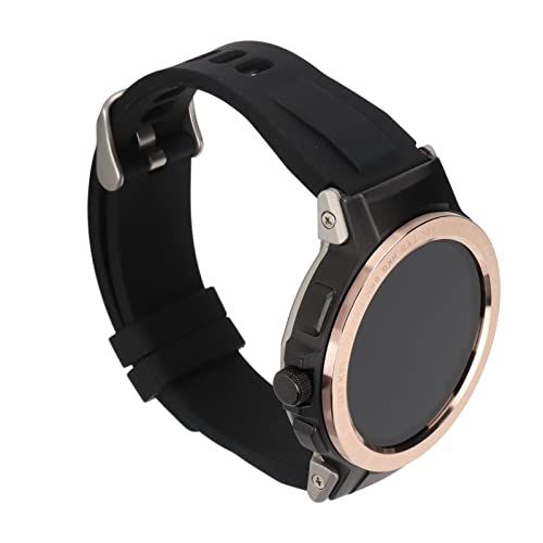 Gaeirt Smartwatch, 24 modalità Sportive Monitoraggio del Sonno E19 Smart Watch Schermo da 1,28 Pollici Rilevamento della Pressione sanguigna per telefoni(Oro)