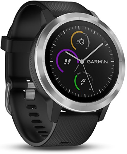 Garmin Vivoactive 3 Smartwatch con GPS, Unisex adulto, Nero/Argento
