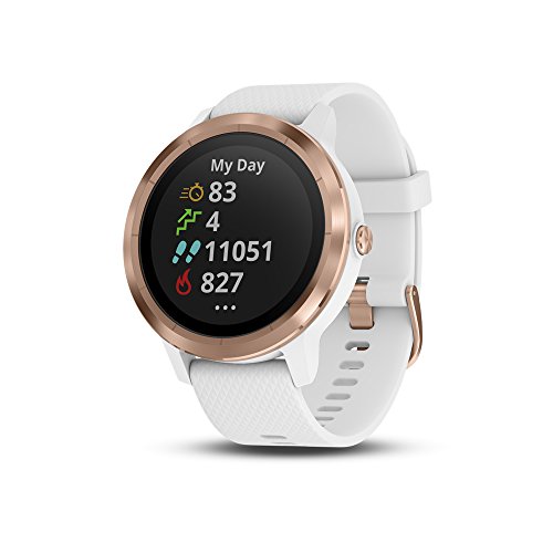 Garmin Vivoactive 3 Smartwatch con GPS, Unisex adulto, Bianco/Oro rosa