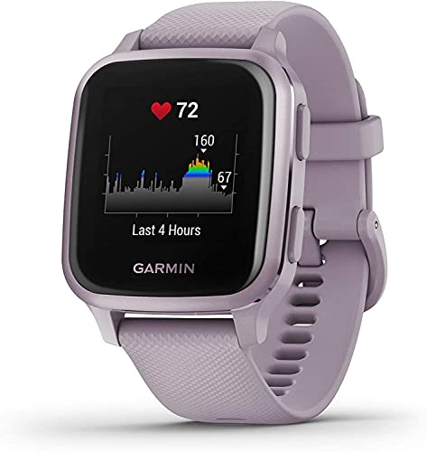 Garmin Venu Sq, Smartwatch GPS Sport con Monitoraggio della Salute e Garmin Pay, Viola (Lavanda/Viola)