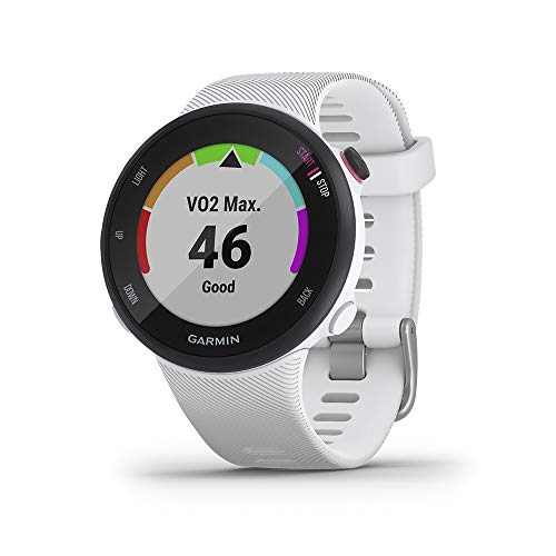 Garmin Forerunner 45s, Orologio Smart GPS per la Corsa e Altri Sport Unisex, Bianco, S (39 mm) (Ricondizionato)