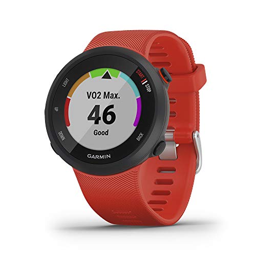 Garmin Forerunner 45, Orologio Smart GPS per la Corsa e Altri Sport Unisex, Rosso, 42 mm (Ricondizionato)