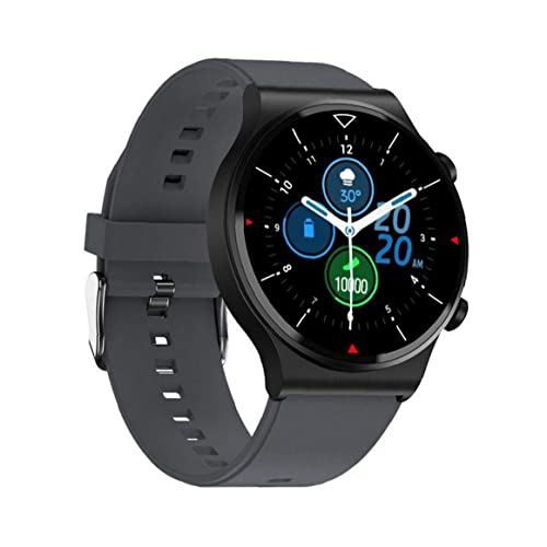 Smart Watch Handsfree Call Reminder Band Fitness Sport Impermeabile Health Tracker cinturino in silicone Grigio Dispositivo indossabile
