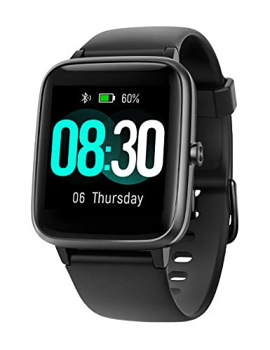 GRV Smartwatch per Donna Uomo Orologio Fitness Contapassi Cardiofrequenzimetro da Polso Conta Calorie Impermeabile 5ATM Android iOS Compatibile Ciclo Mestruale Notifiche Messaggi 9 modalità Sportivo