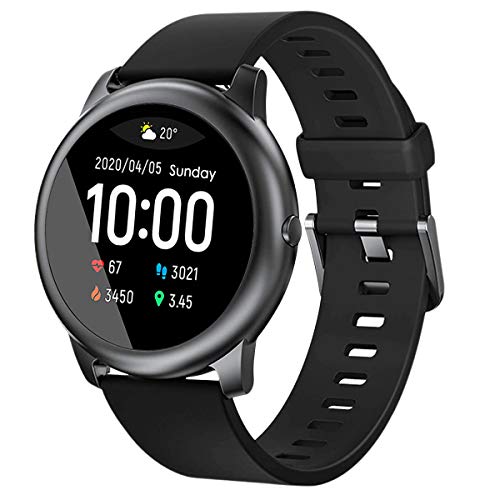 xiaomi Youpin Haylou Solar LS05 Smart Watch Sport Metal Round Case Heart Rate Sleep Monitor IP68 Waterproof iOS Android Global