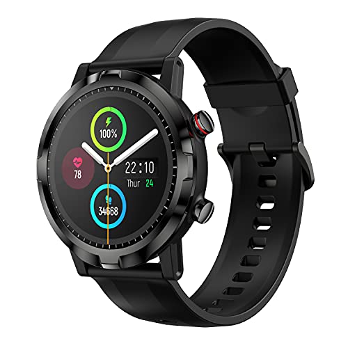 Haylou LS05S Smartwatch, acciaio inossidabile, durata della batteria fino a 20 giorni, impermeabile IP68, frequenza cardiaca, sonno, contapassi, 12 modalità sport