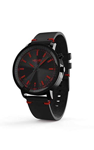 Helvei SYNQ Time Smartwatch - Nero/Rosso