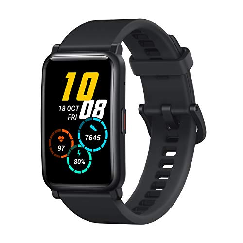 HONOR HES-B09 Watch ES Smartwatch Orologio Fitness Uomo Donna 95 modalità Allenamento, Monitoraggio SpO2 Frequenza Cardiaca e Stress,1.64’’ AMOLED, 5ATM Impermeabile Contapassi Smart Watch, Nero