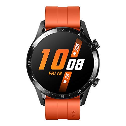 HUAWEI Watch GT 2 Smartwatch 46 mm, Durata Batteria fino a 2 Settimane, GPS, 15 Modalità di Allenamento, Display del Quadrante in Vetro 3D, Chiamata Tramite Bluetooth, Sunset Orange
