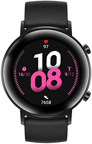 HUAWEI Watch GT 2 Smartwatch 42 mm, Durata Batteria fino a 1 Settimana, GPS, 15 Modalità di Allenamento, Monitoraggio Battito Cardiaco in Tempo Reale, Nero (Night Black)