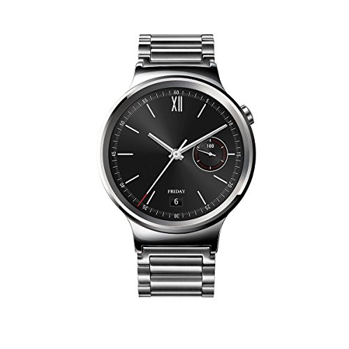 Huawei Watch Classic, Smartwatch 1,4 pollici, 42mm, Cinturino in Acciaio, Argento