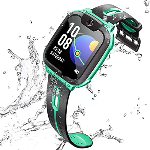 imoo Watch Telefono Z1 Kids Smart Watch, Telefono smartwatch 4G Kids con video e telefonate lunga durata, orologio GPS per bambini con localizzazione in tempo reale e resistenza all'acqua IPX8 (verde)
