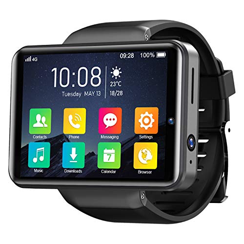 KOSPET Note 4G Smart Watch 2,4 pollici IPS HD Touch Screen 3G RAM 32GB ROM Android Smartwatch con GPS Dual Camera ID, Batteria 2000mAh Misurazione della frequenza cardiaca per uomo