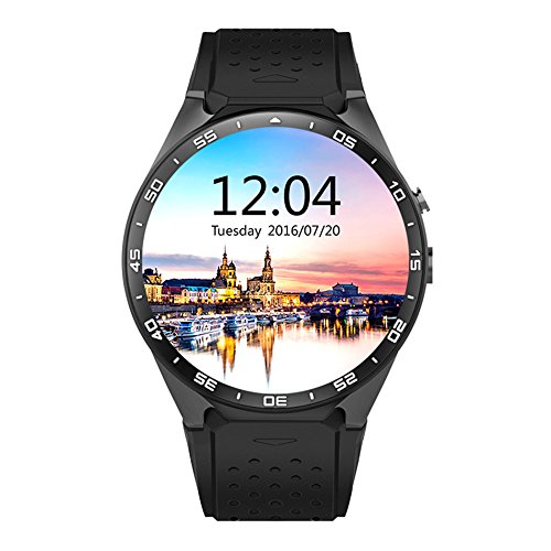 LENCISE Latest Android 5.1 Smart Watch Phone MTK6580 CPU 1.39 inch 400 * 400 Screen 2.0MP Camera Smartwatch for Apple Huawei Cellphone.