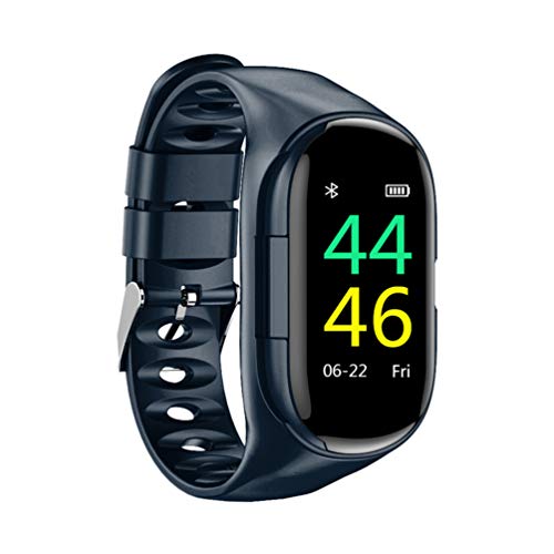LUOLENG AI Smart Watch Con Auricolare Bluetooth, 2 in 1 Sport Braccialetto Intelligente con Auricolare per il Movimento Tracking, Ascolta Musica
