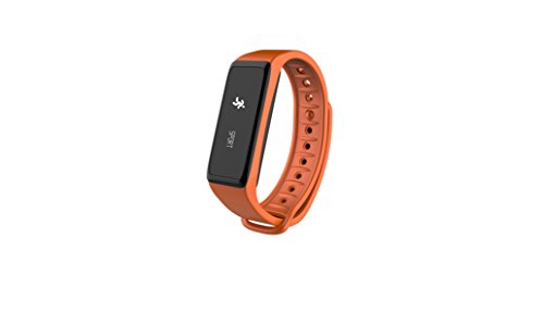 MyKronoz Fit2 Smartwatch Impermeabile, Arancione/Nero