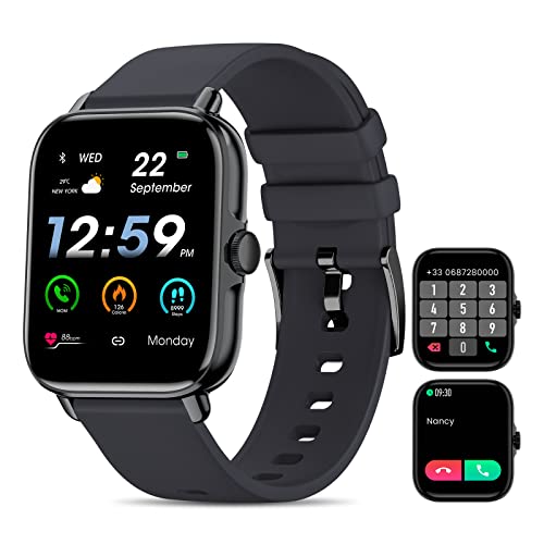 NAIXUES Smartwatch Uomo Chiamate e WhatsApp Bluetooth, 1,7