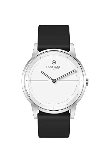 NOERDEN MATE2 - Bianco & Nero - Silicone - Smart Watch ibrido - 40mm