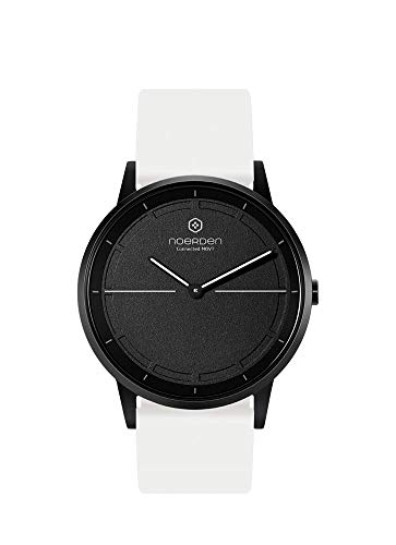 NOERDEN MATE2 - Nero & Bianco - Silicone - Smart Watch ibrido - 40mm