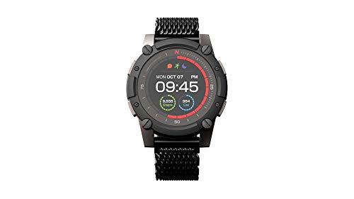 PowerWatch 2 Luxe Edition Smart Watch, Orologio Sportivo a Ricarica Solare / Termoelettrica, Monitoraggio delle Prestazioni, Misurazione della Temperatura Corporea, GPS e Altitudine, iOS e Android