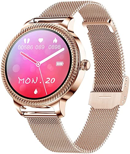 PPJIU Womens smart watch, functions required by women, waterproof sports smart watch