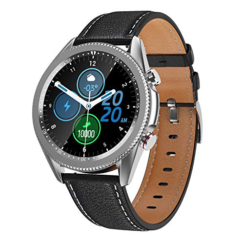 RNNTK con Chiamate Bluetooth Sonno Cardiofrequenzimetro Smartband Sportivo,Activity Tracker Smartwatch, IP67 Impermeabile 1.28ina Touch Screen A Colori Orologio Fitness per Uomo Don-B