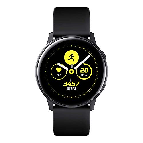 Samsung Galaxy Watch Active Smartwatch Bluetooth v4.2, 40 mm, con GPS, Sensore di Frequenza Cardiaca, Peso 25 g, Batteria 230mAh, Nero (Black) [Versione Italiana]