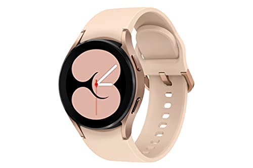 Samsung Galaxy Watch4 40mm Orologio Smartwatch, Monitoraggio Salute, Fitness Tracker, Batteria lunga durata, Bluetooth, 2021, Oro Rosa