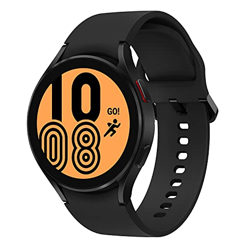 Samsung Galaxy Watch4 44mm Orologio Smartwatch, Monitoraggio Salute, Fitness Tracker, Batteria lunga durata, Bluetooth, Nero 2021 [Versione Italiana]