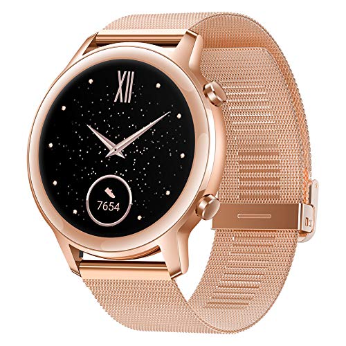 HONOR Smartwatch Magic Watch 2 42mm, 7 Giorni In Standby, con Cardiofrequenzimetro, Modalità Di Esercizio, GPS, Fitness Tracker Orologio, Sakura Gold