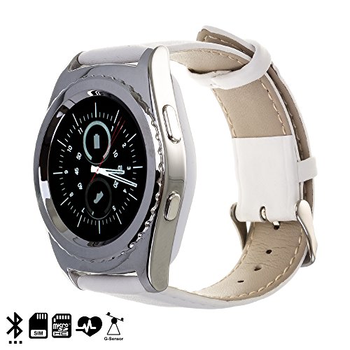 Silica DMS004WHITESILVER - Smartwatch Bluetooth G5, Colore: Bianco/Argento