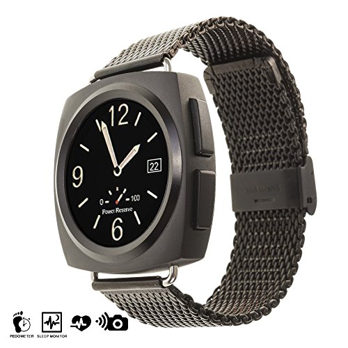 Silica DMS080BLACK - Smartwatch A11 per iOS e Android, Colore: Nero