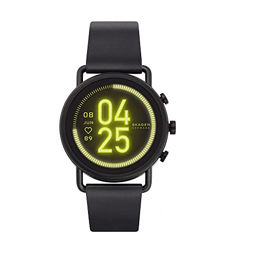 Skagen Smartwatch da Uomo, Smartwatch Touchscreen Falster 3 in Acciaio Inox con Vivavoce, Notifiche del Battito Cardiaco, NFC e Smartphone