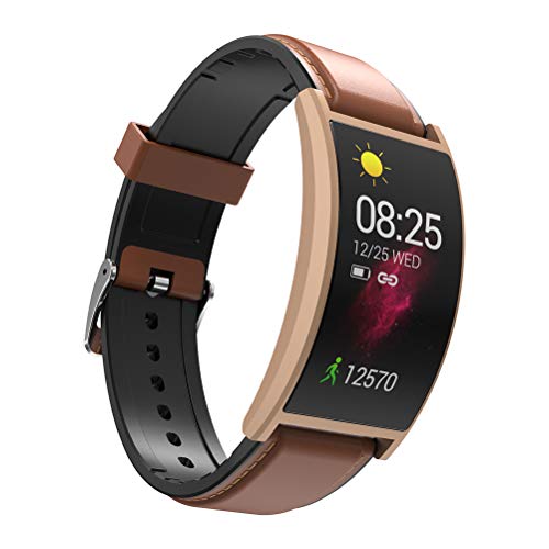 Stecto Smartwatch, 1,5 Full Touch Schermo Orologio Fitness Activity Tracker, Impermeabil IP67 per Android iOS, Cardiofrequenzimetro, Cronometro Contapassi, Notifiche Messaggi