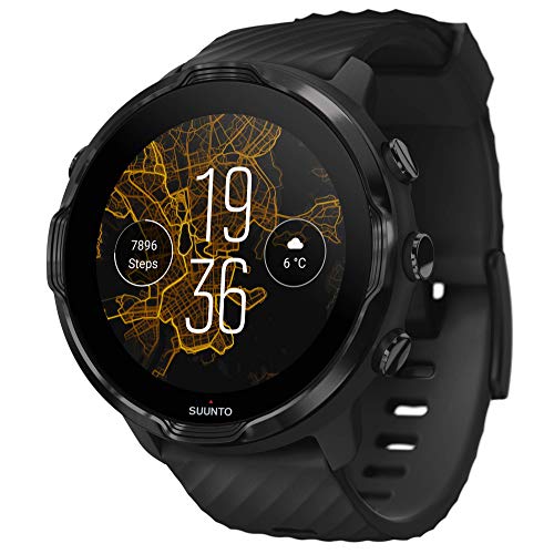 Suunto 7, GPS Sport Smartwatch con sistema di usura di Google - Nero