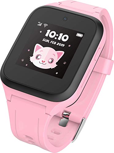 TCL MT40X Smartwatch per bambini, con scheda Nano SIM, GPS, fotocamera e pulsante di emergenza (versione in lingua italiana non garantita)