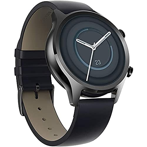 Ticwatch C2 Plus 1 GB di RAM Smartwatch Orologio Intelligente Pagamenti NFC IP68 Impermeabile GPS Incorporato Fitness Cardiofrequenzimetro Google Assistant Compatibile Android e iOS Onyx