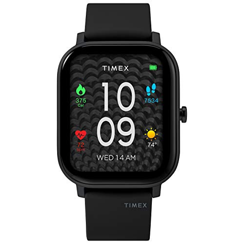 Timex Metropolitan S Smartwatch unisex con cinturino in silicone nero