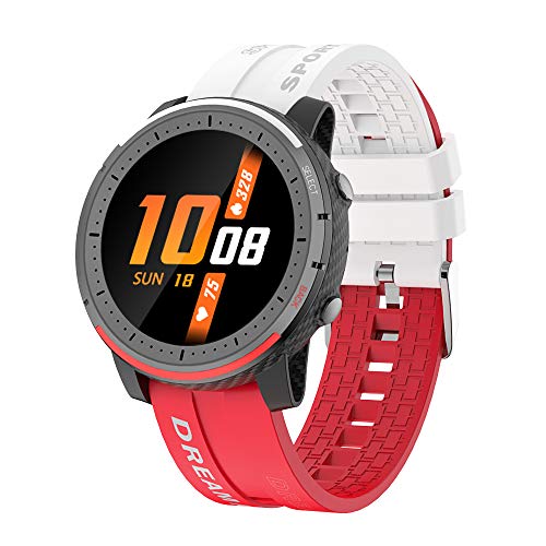 Smart Watch per telefoni Android compatibile con iPhone, 1,28 pollici Touch Screen Smartwatch con ossigeno nel sangue e cardiofrequenzimetro, pressione sanguigna, IP67, impermeabile, fitness tracker