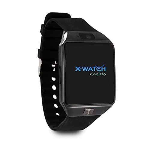 X-Watch Smart Watch 54024 X30W con scheda SIM e fotocamera, black chrome, smartwatch compatibile con sistemi iOS e Android (versione in lingua italiana non garantita)