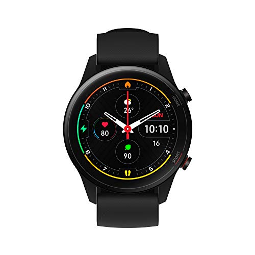 Xiaomi Mi Watch, Orologio Smart, Display AMOLED HD 1.39'', Fino a 16 giorni di autonomia, GPS integrato, NERO