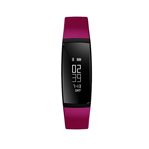 YONIS - Smartwatch per iPhone e Android, IP67, colore: Fucsia