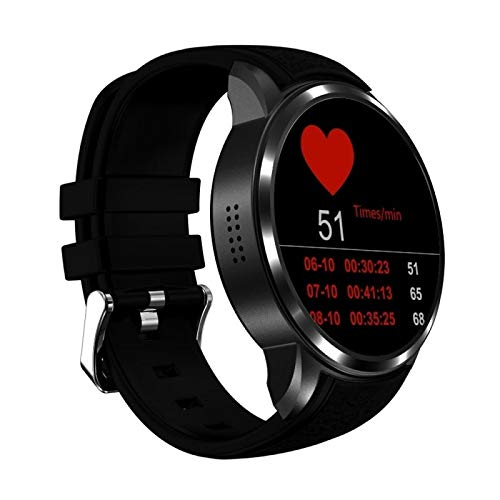 smartwatch Android orologio Cardio Contapassi GPS 3 G Schermo 1.4 pollici AMOLED impermeabile Quad Core 8 GB Nero