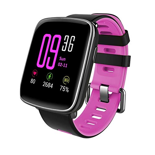 YONIS Orologio Intelligente Fitness Smartwatch Smartwatch Android iOS Touch Bluetooth V4.0 IP68 Rosa