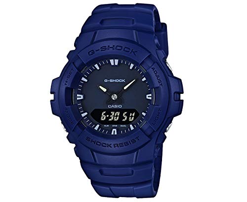 Casio G-shock analogico digitale blu orologio da uomo con data e 200 metri impermeabile G100CU-2A
