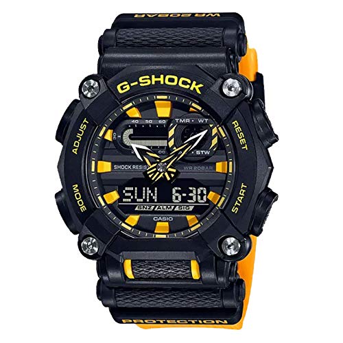 Casio G-Shock By Men's GA900A-1A9 Analog-Digital Watch Black/Yellow